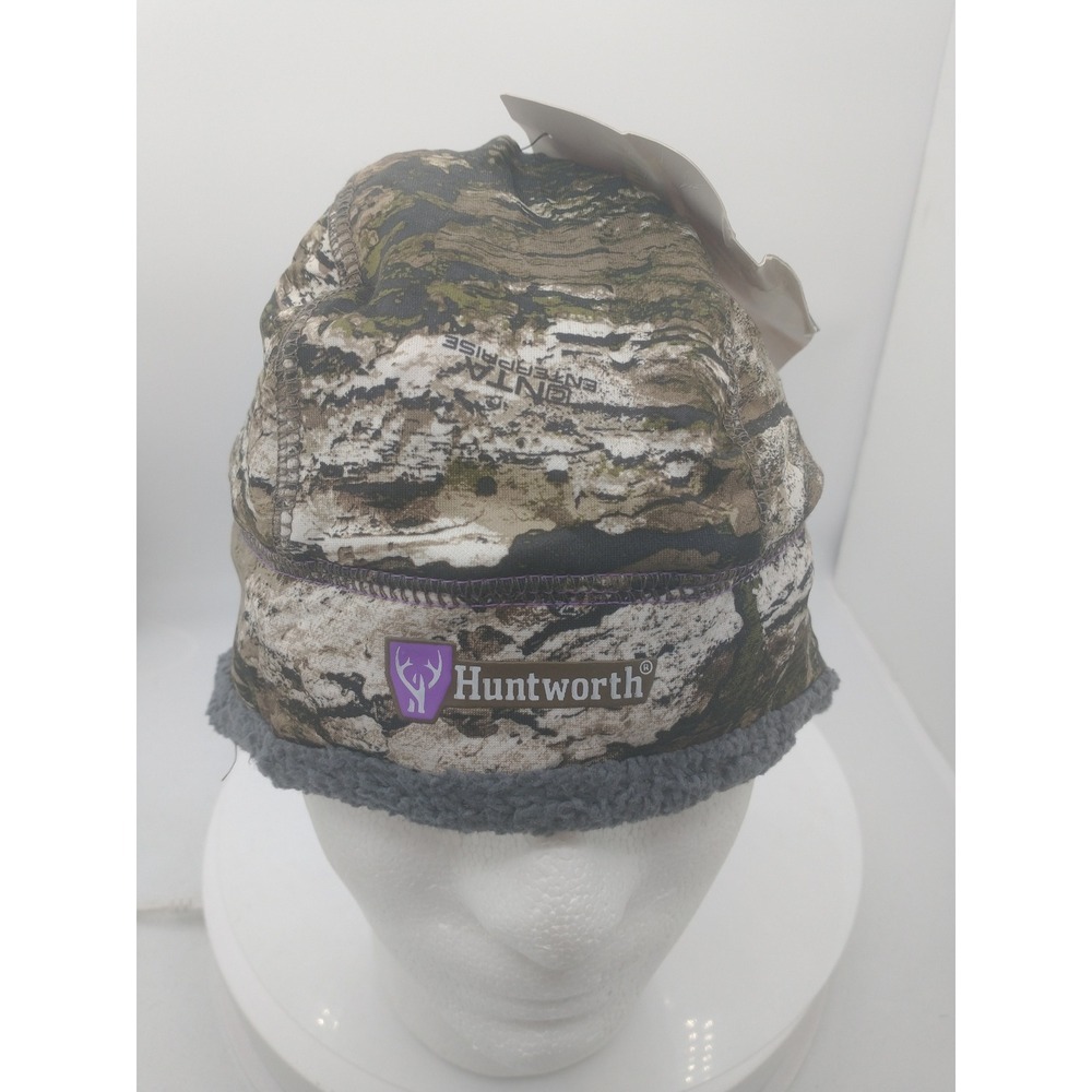 Huntworth Ladies Heat Boost Tarnen Camo Beanie Hat Graphene Lining 5785-L-TRN OS